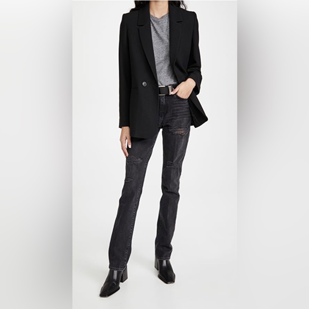 Frame Denim Black Boot Cut Jeans